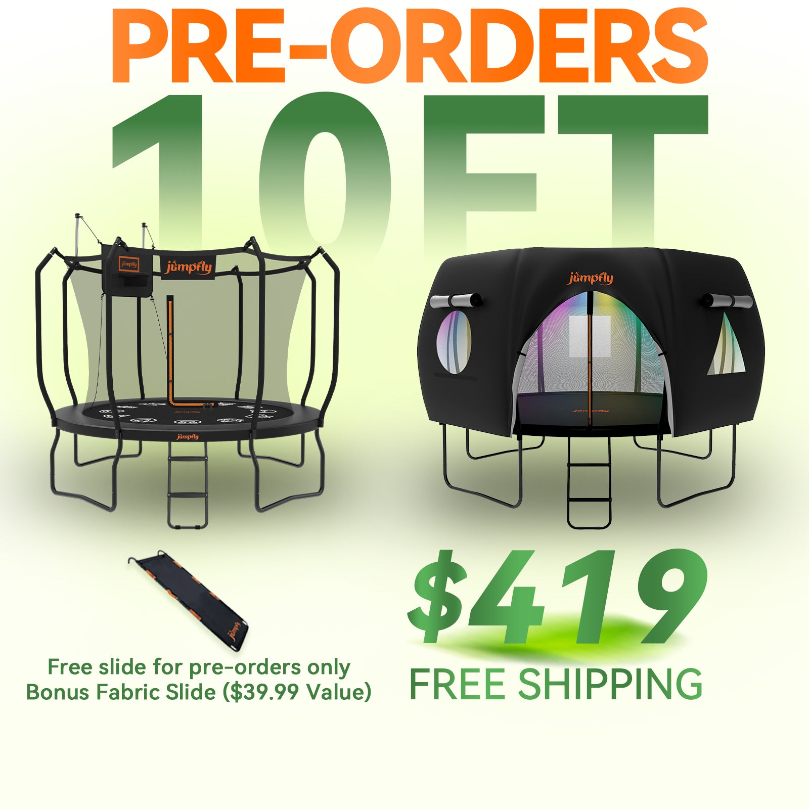 Trampoline & Tent Bundle