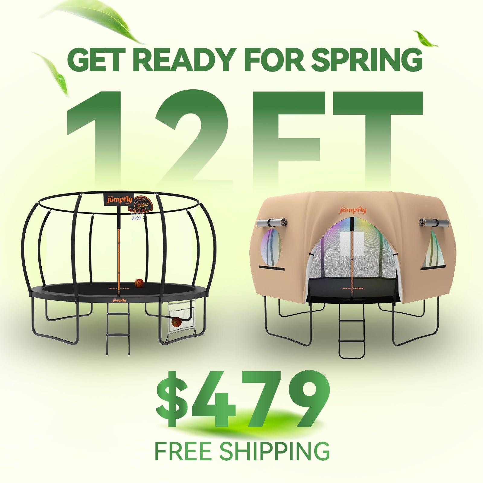 Trampoline & Tent Bundle