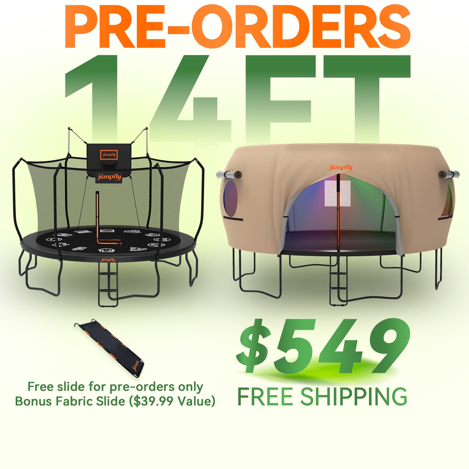 Trampoline & Tent Bundle