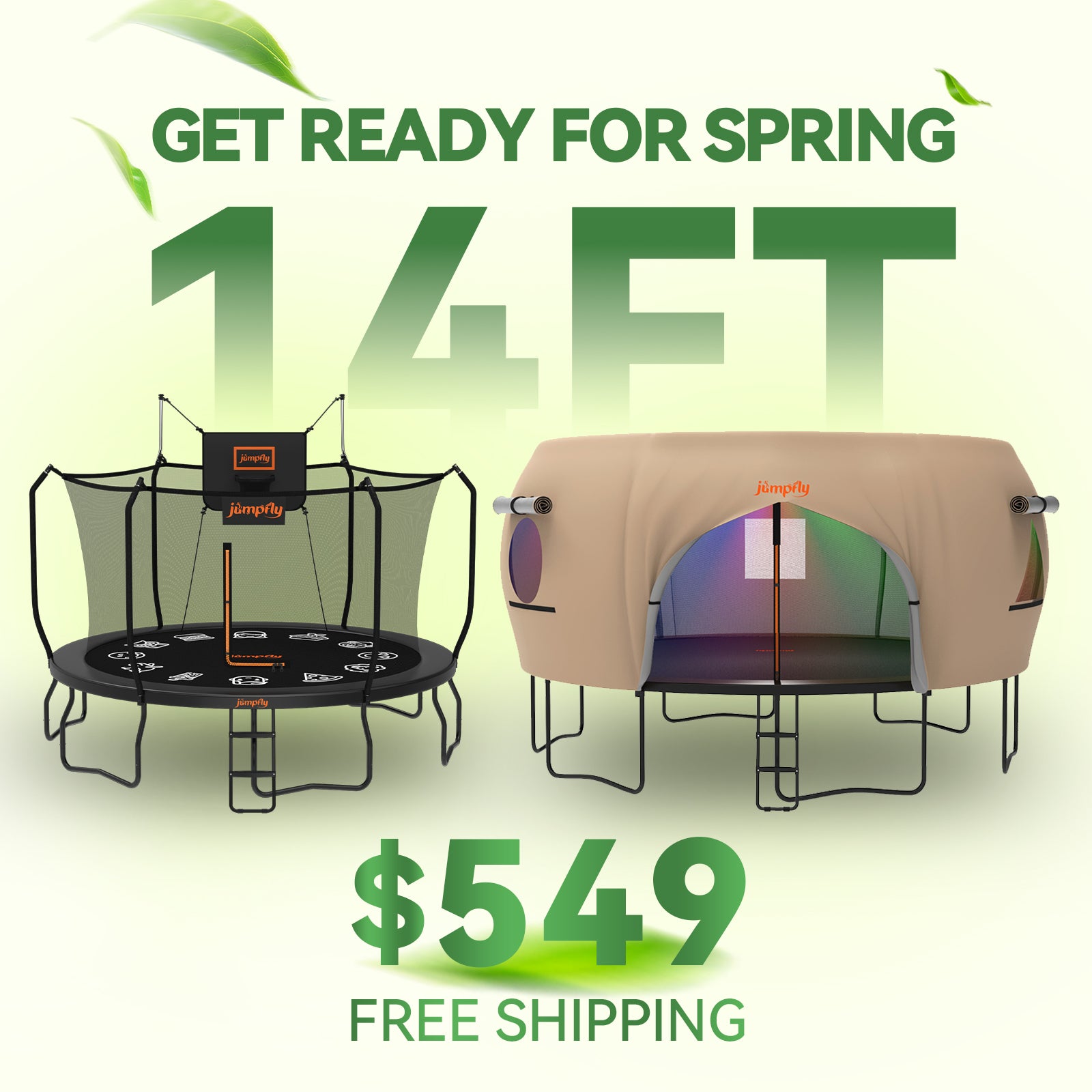 Trampoline & Tent Bundle