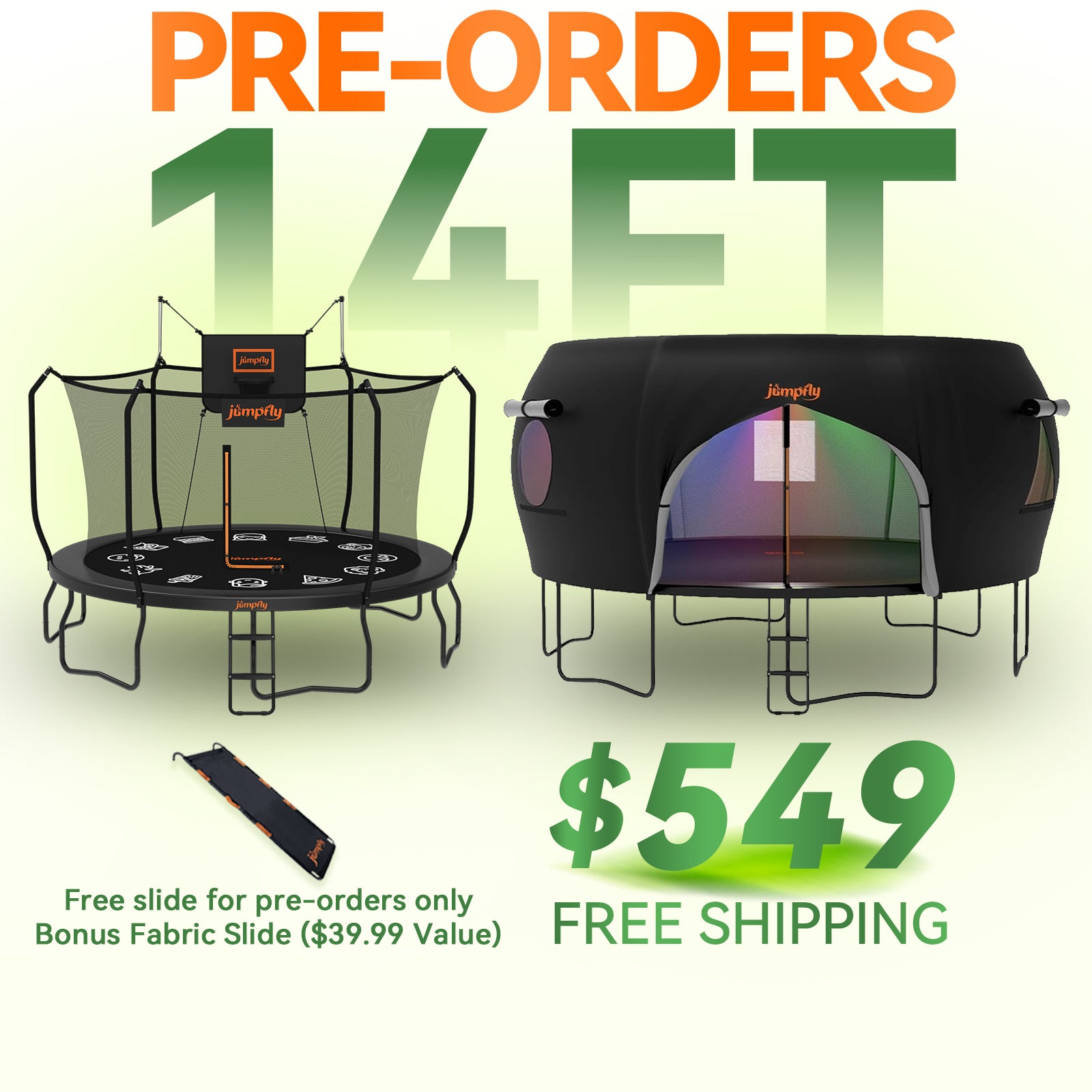 Trampoline & Tent Bundle