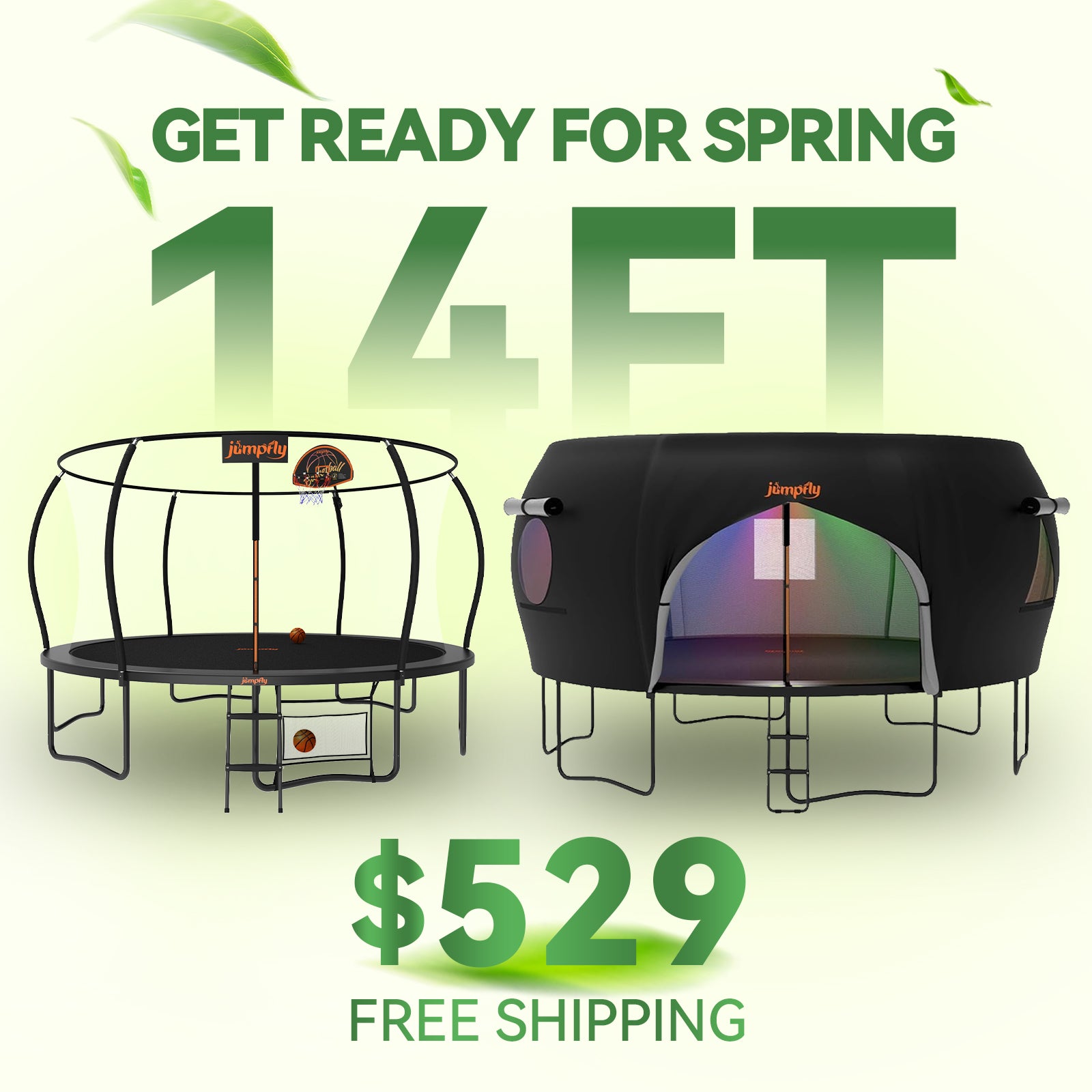 Trampoline & Tent Bundle