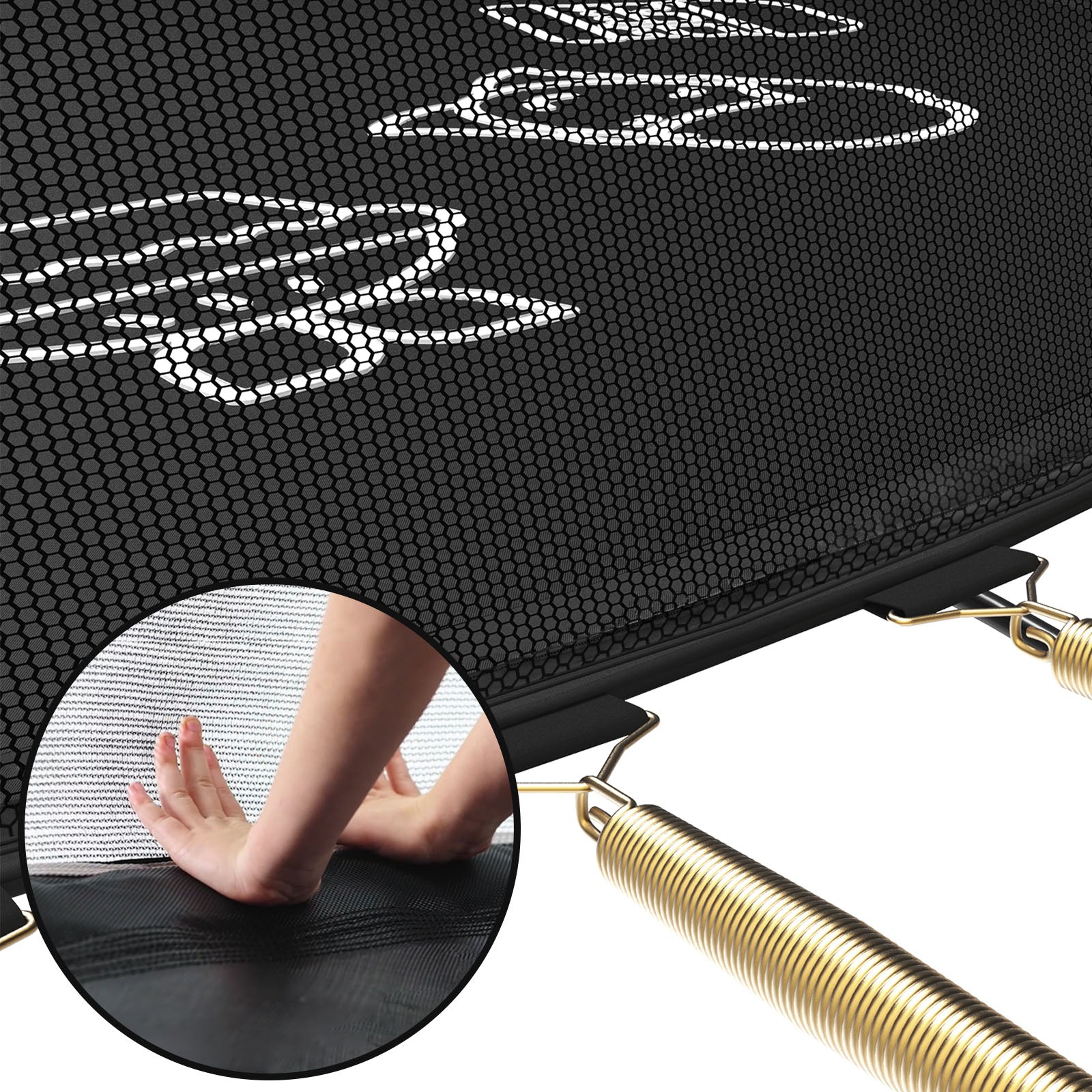 2024 Jumpfly No-Gap Design Trampoline With Basketball Hoop
