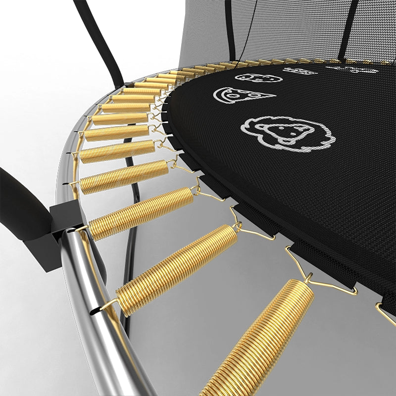 2025 Jumpfly No-Gap Design Trampoline With Basketball Hoop