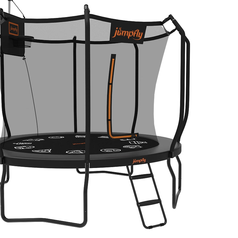2025 Jumpfly No-Gap Design Trampoline With Basketball Hoop