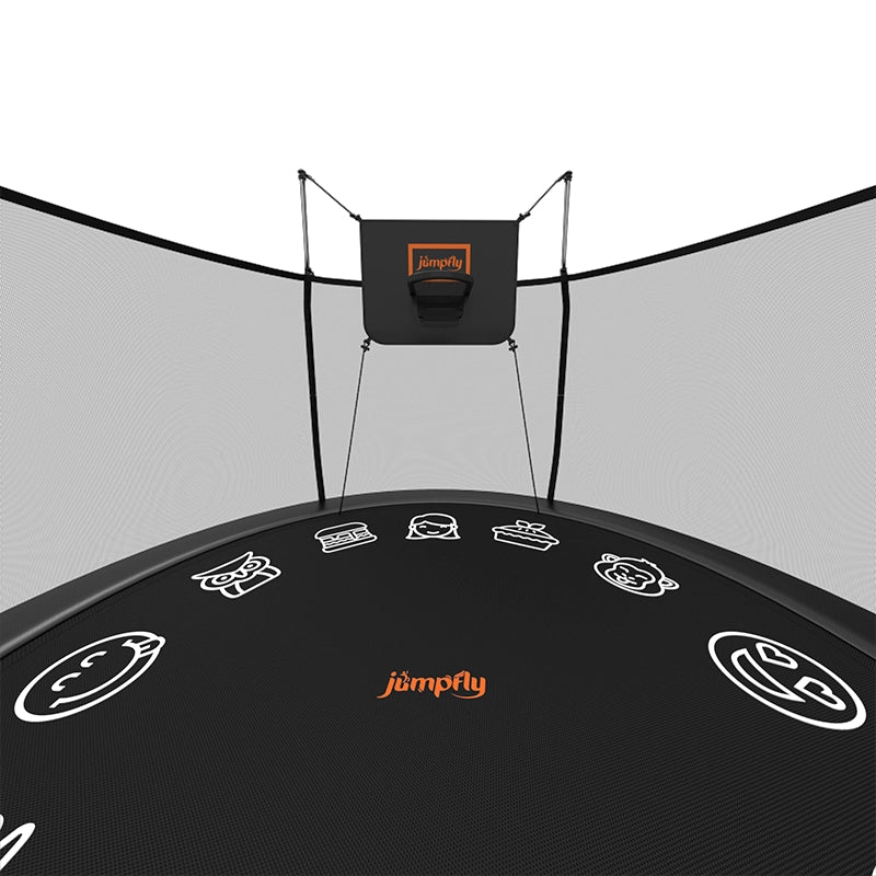 2025 Jumpfly No-Gap Design Trampoline With Basketball Hoop