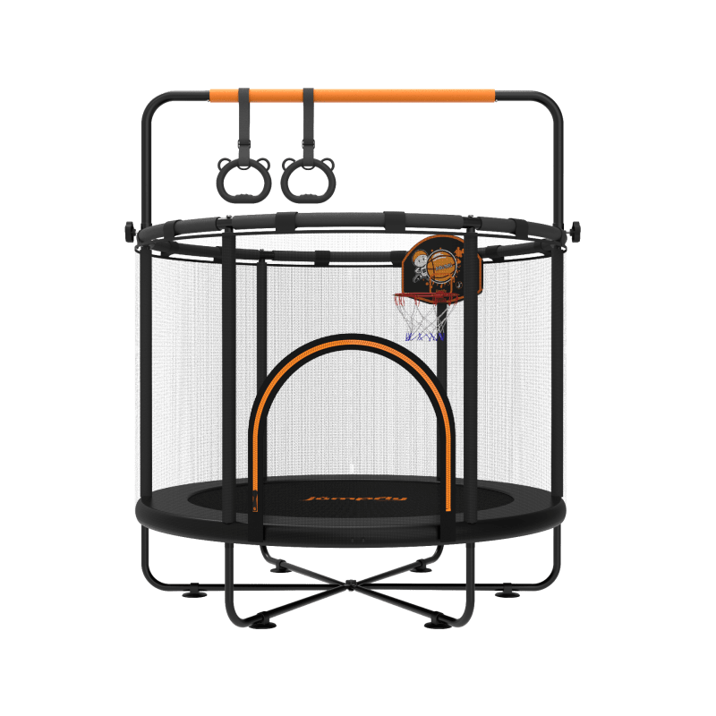 5 FT Monkey Bar Toddler Trampoline