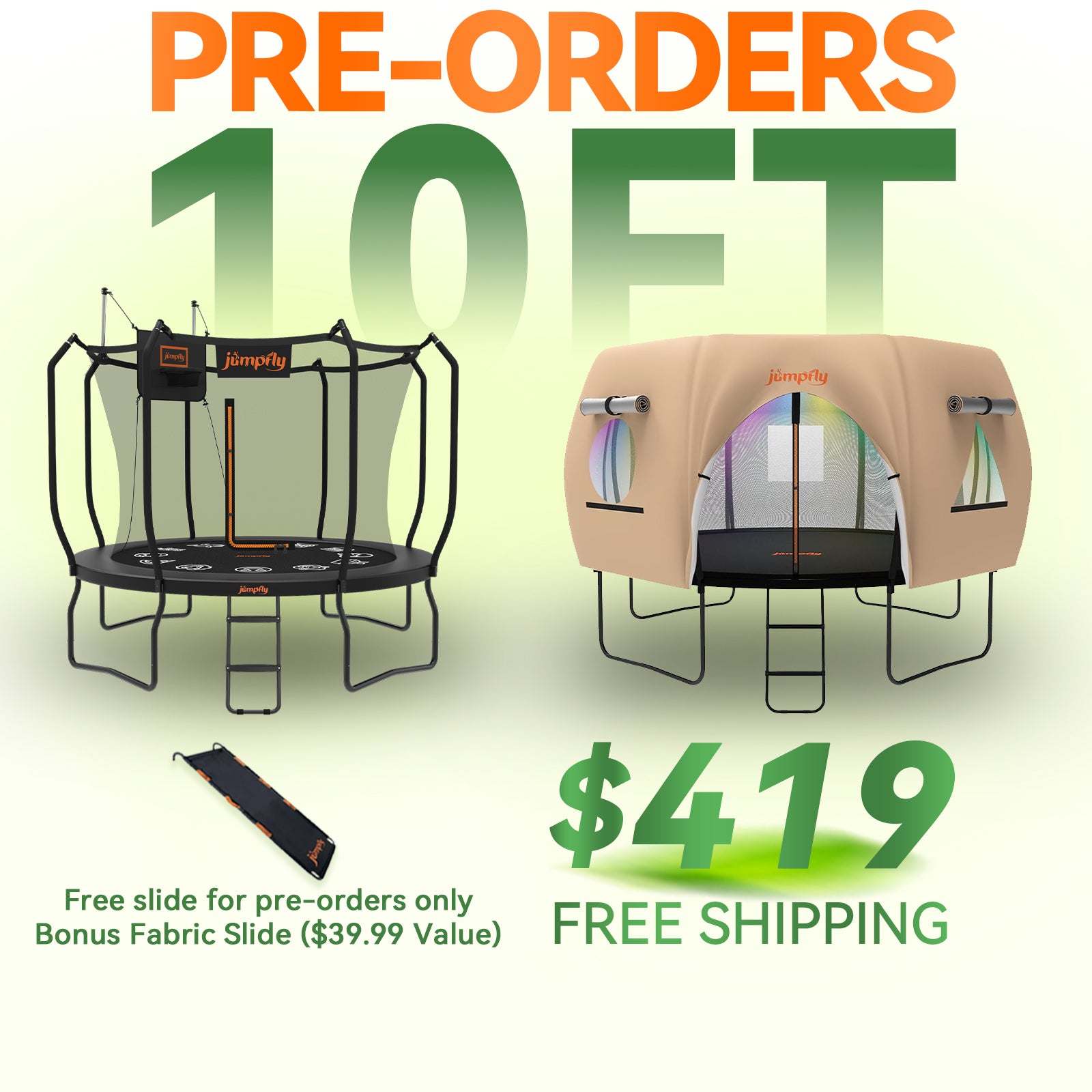 Trampoline & Tent Bundle