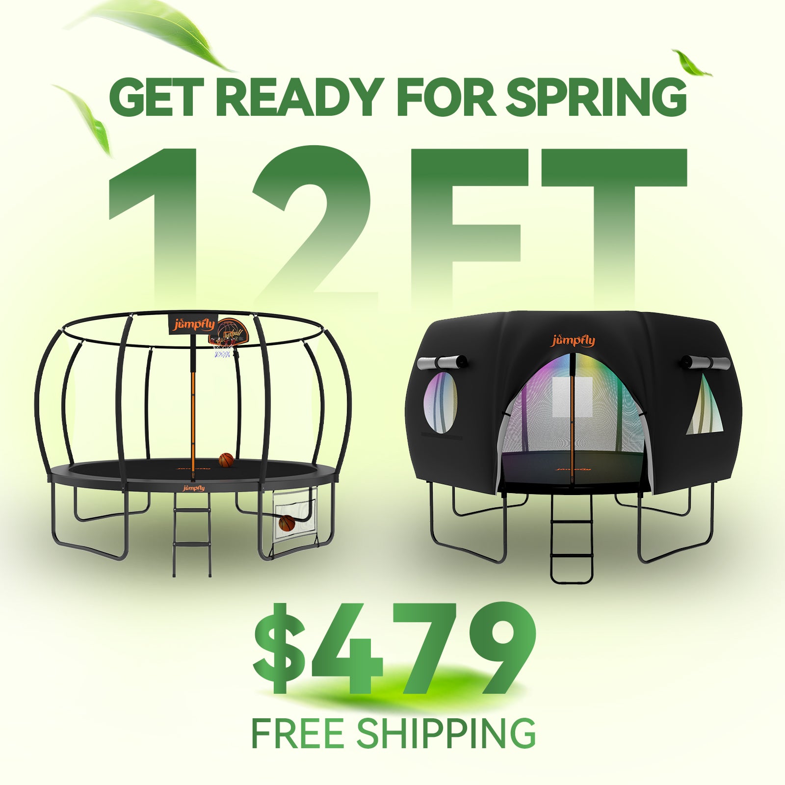 Trampoline & Tent Bundle
