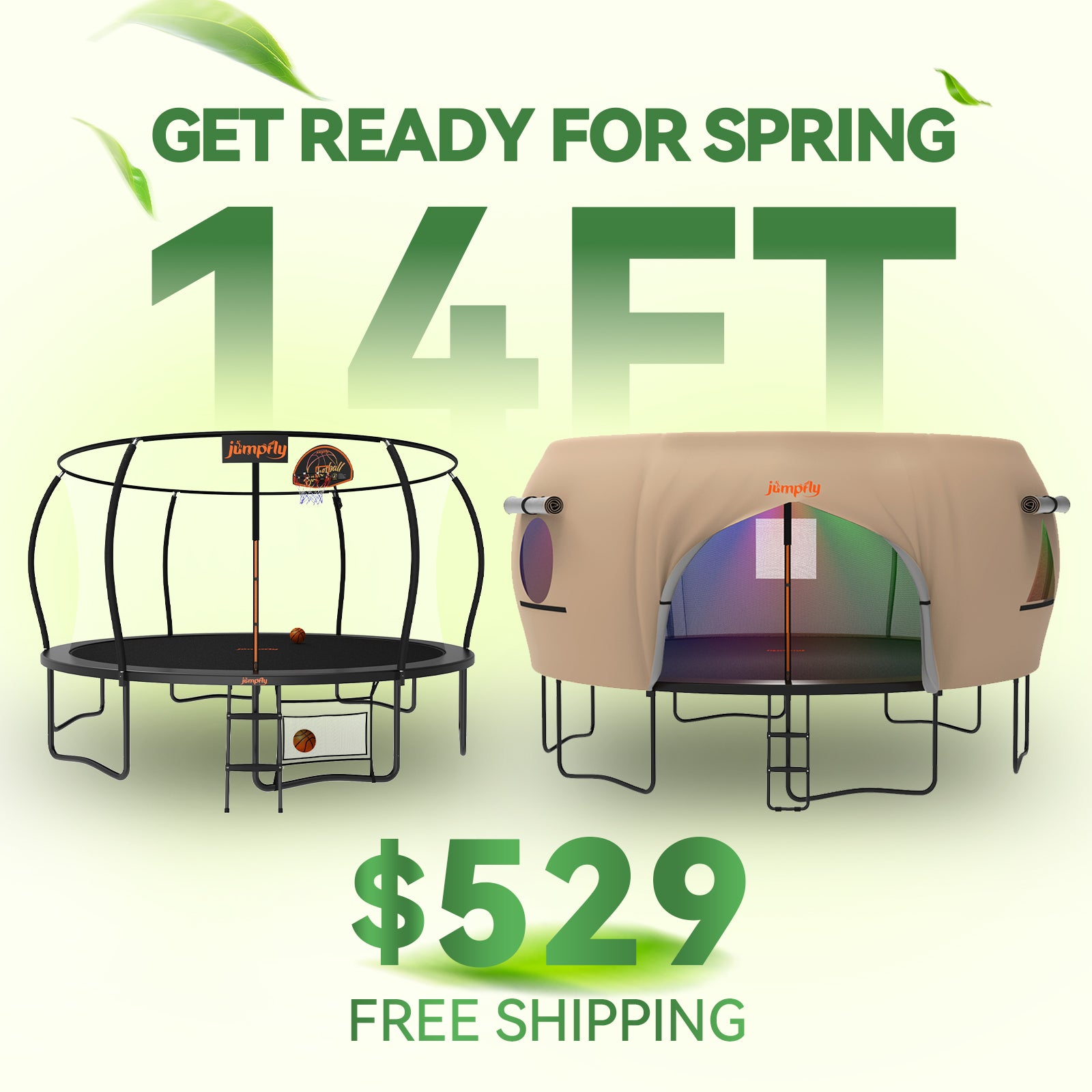 Trampoline & Tent Bundle