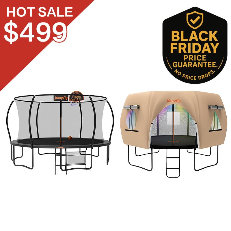 Trampoline & Tent Bundle
