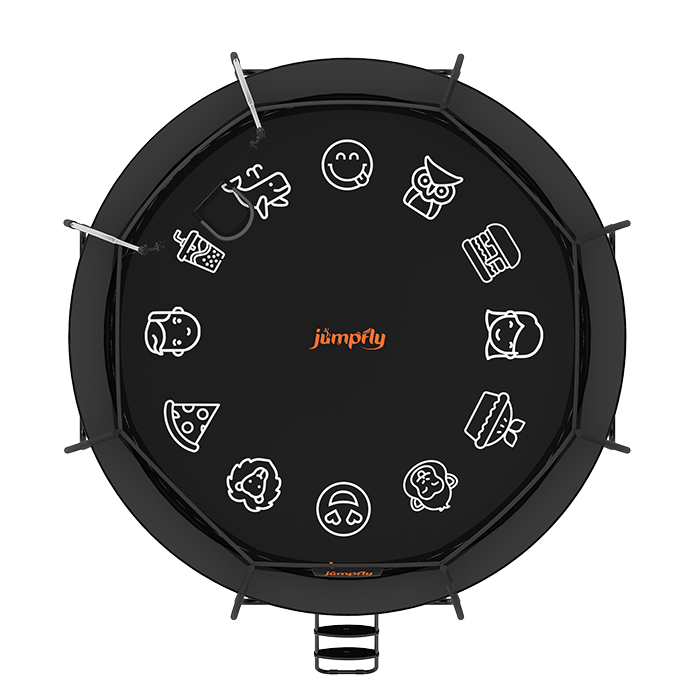 2024 Jumpfly No - Gap Design Trampoline With Basketball Hoop - Jumpfly