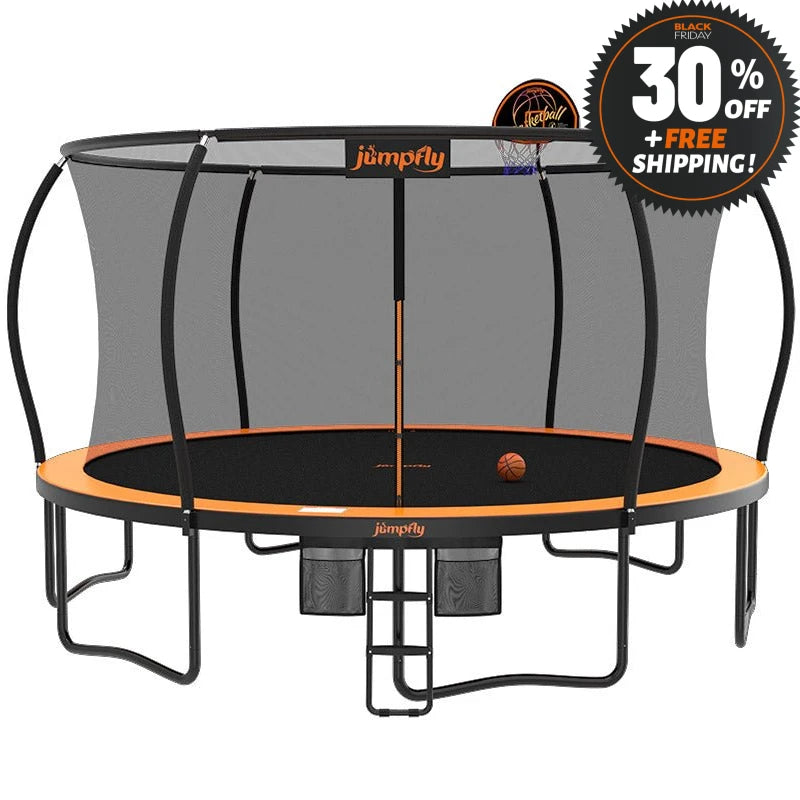 14FT Trampoline with Basketball Hoop - Top Pick