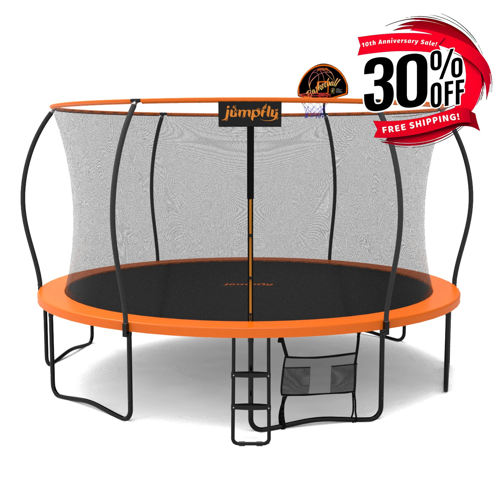 14FT Trampoline with Basketball Hoop - Top Pick