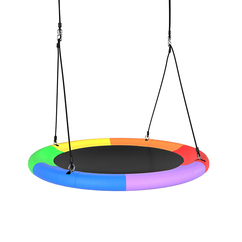 JumpFly No-Gap Trampoline with Swing