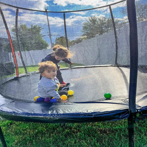 14FT Trampoline with Basketball Hoop Jumpfly