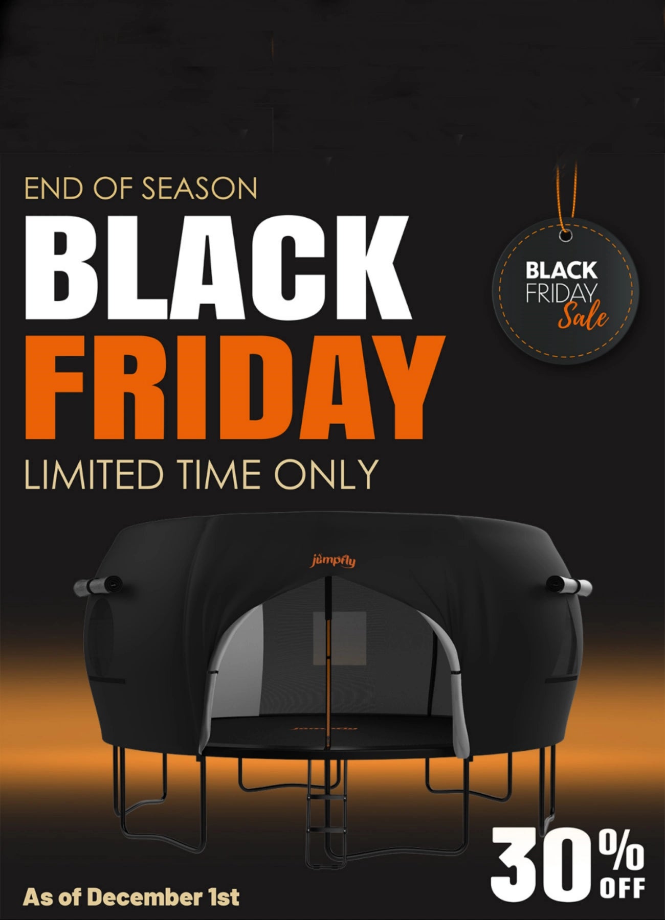 trampoline for sale: black friday limited time 30% off