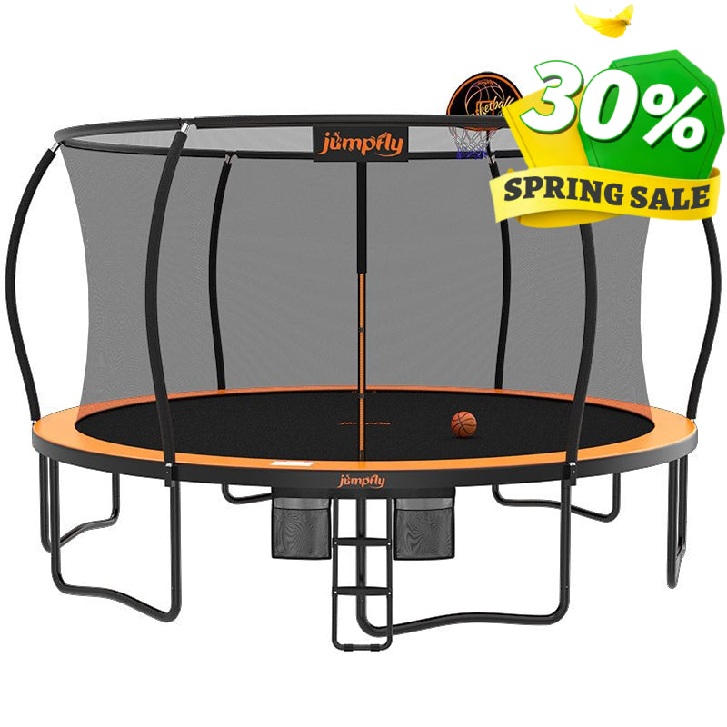 14FT Trampoline with Basketball Hoop - Top Pick