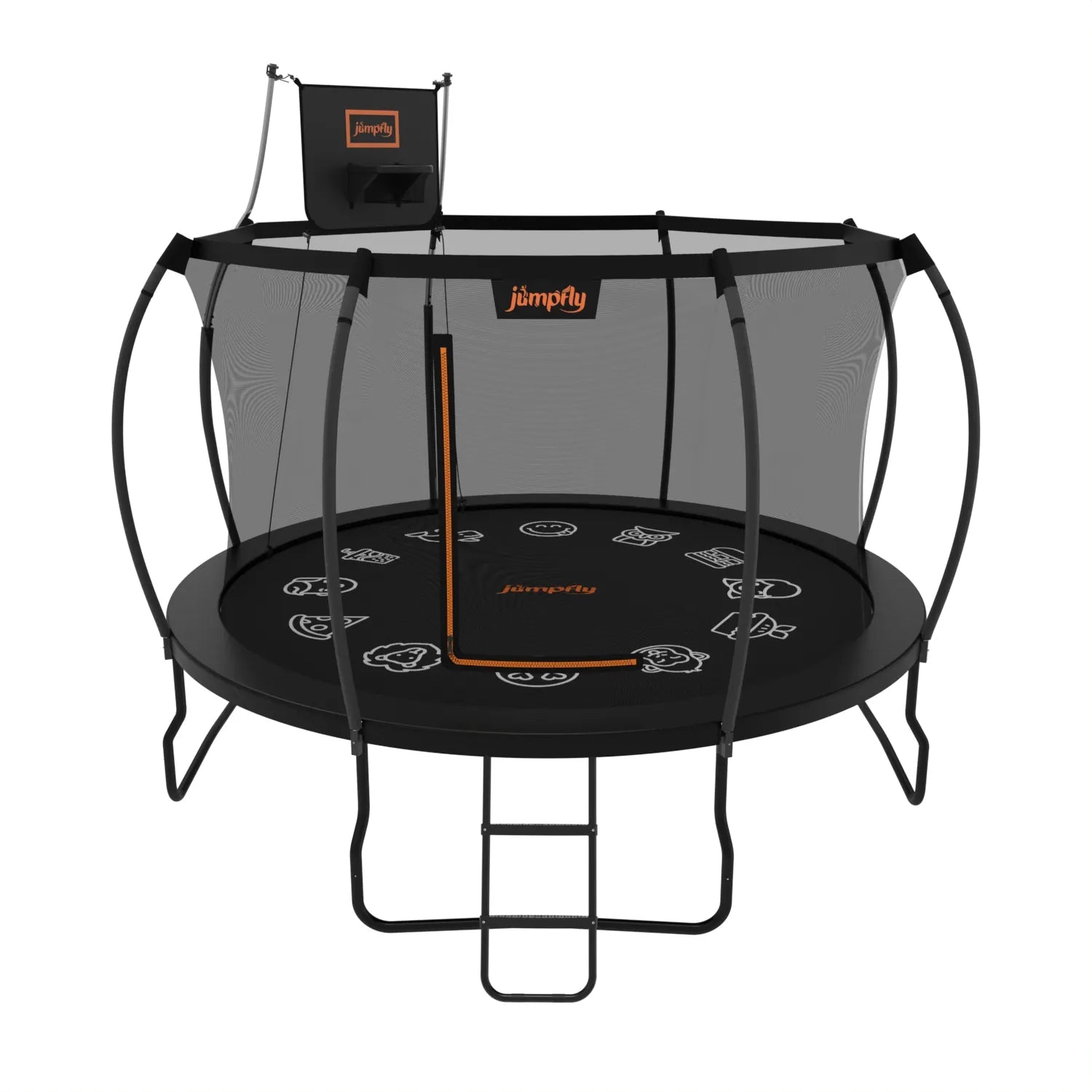 jumpfly trampoline with basketball hoop 2024