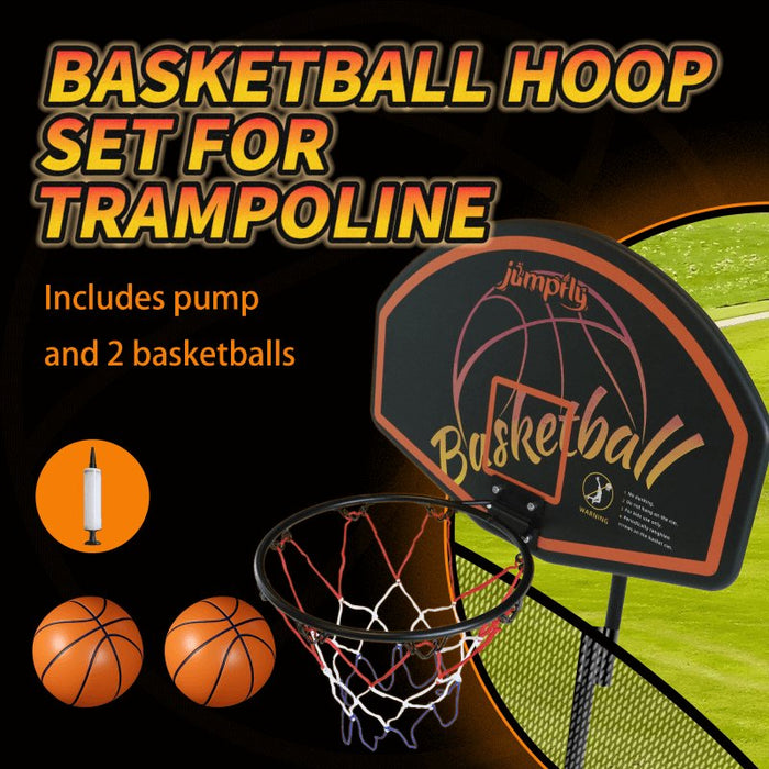 Jumpfly Universal Trampoline Basketball Hoop | JumpFly Trampolines