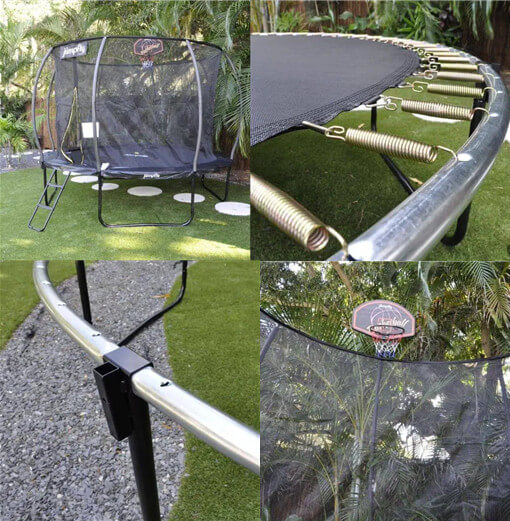 jumpfly 10ft trampoline with net